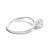 Embrace timeless elegance with this 14K white gold engagement ring, where luxury meets modern craftsmanship. The...