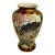 Vintage Chinese Peacock Vase — Hand‑Painted, Gold‑Accented For Sale