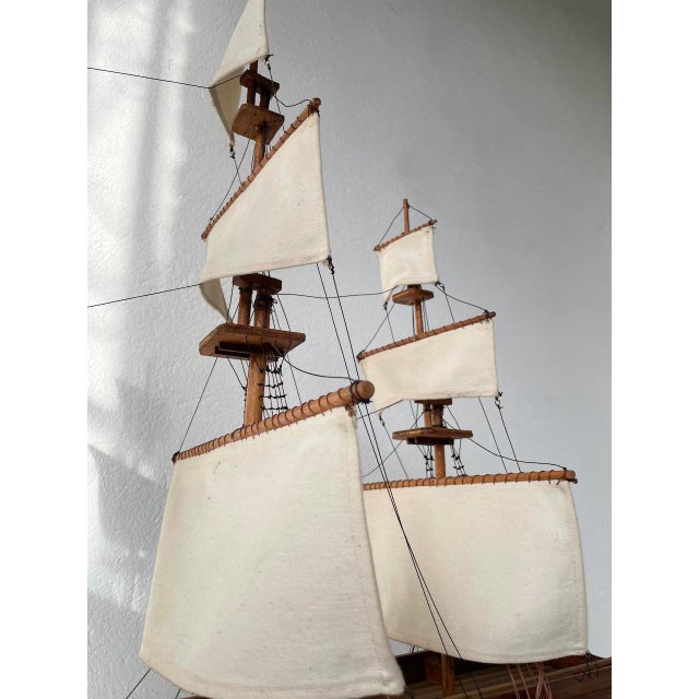 Vintage Model Boat, 1970 For Sale - Image 17 of 18