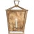 Chapman & Myers for Visual Comfort Signature Darlana Wall Lantern in Gilded Iron For Sale