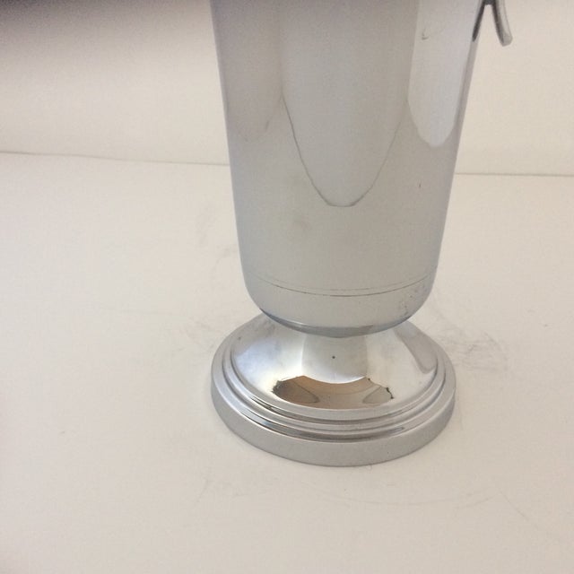 Large Vintage Chrome Tea Pot Style Cocktail Shaker Chairish