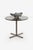 Mid-Century Modern Nicos Zographos Bronze Base End Table With Glass Top 1970's For Sale - Image 3 of 7
