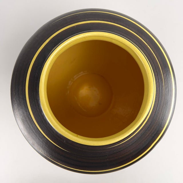 1950s Cairo Decor Floor Vase by Ilkara Edelkeramik, West Germany, 1950s For Sale - Image 5 of 6