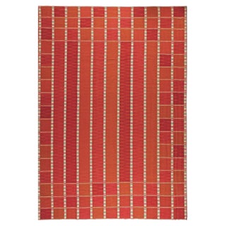 Oversized Swedish Style Flat-Weave Wool Rug by Doris Leslie Blau For Sale