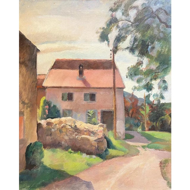 Fernand Blondin, Country House, Oil on Canvas For Sale - Image 11 of 11