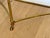 Vintage Italian Brass and Glass Demi-Lune Console Table For Sale - Image 4 of 18