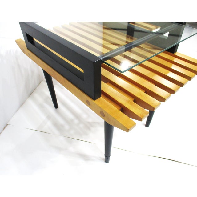 George Nelson Herman Miller Styled Slat Side Tables For Sale In Cincinnati - Image 6 of 16