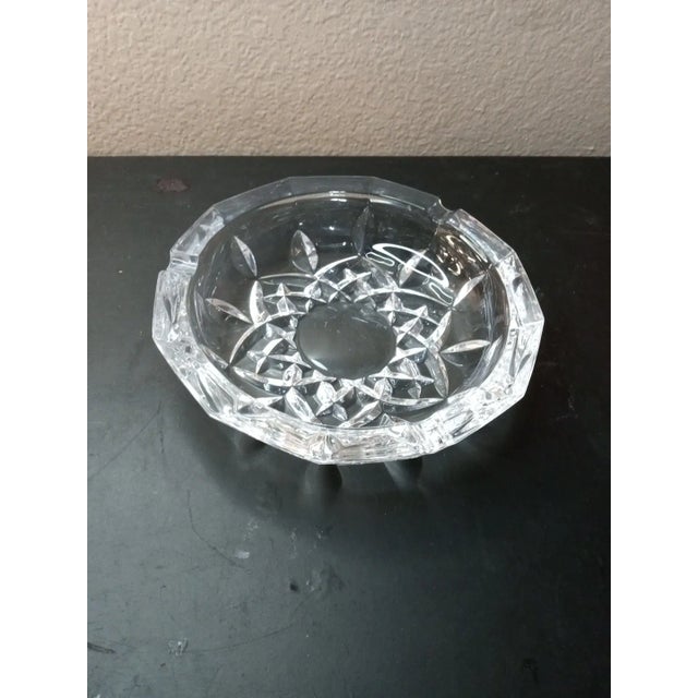 EXQUISITE Capri Lead Crystal 7" Faceted Ashtray Made in Italy This exquisite Capri lead crystal ashtray is a true gem....