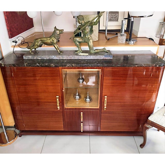 Wood Vintage Credenza in Wood, 1930s For Sale - Image 7 of 15
