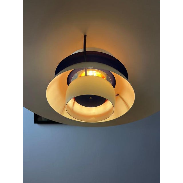 Louis Poulsen PH5 White Hanging Lamp by Poul Henningsen for Louis Poulsen For Sale - Image 4 of 11