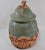 Late 20th Century Large 11.5” Vintage Leo & Karin Villaroman Coastal Marine Sculptural Lidded Stoneware Vessel For Sale - Image 5 of 17