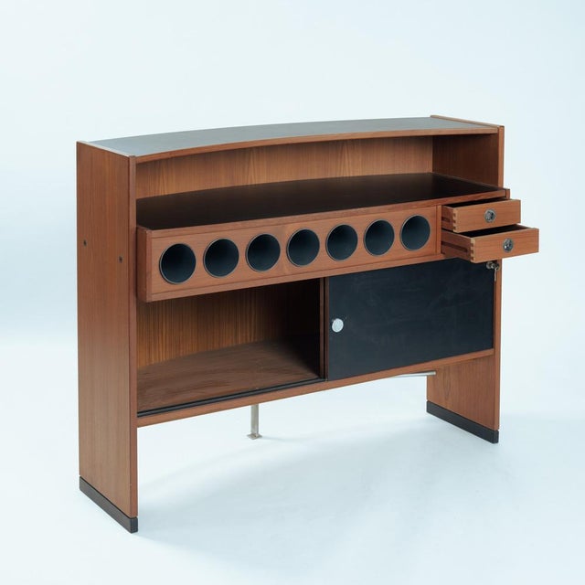 Boomerang Dry Bar Cabinet in Teak by Erik Buch for Dyrlund, 1960s For Sale - Image 12 of 18