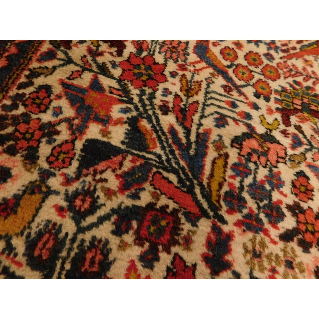 Textile Vintage Handknotted Persian Runner Rug 3'x 9' For Sale - Image 7 of 13