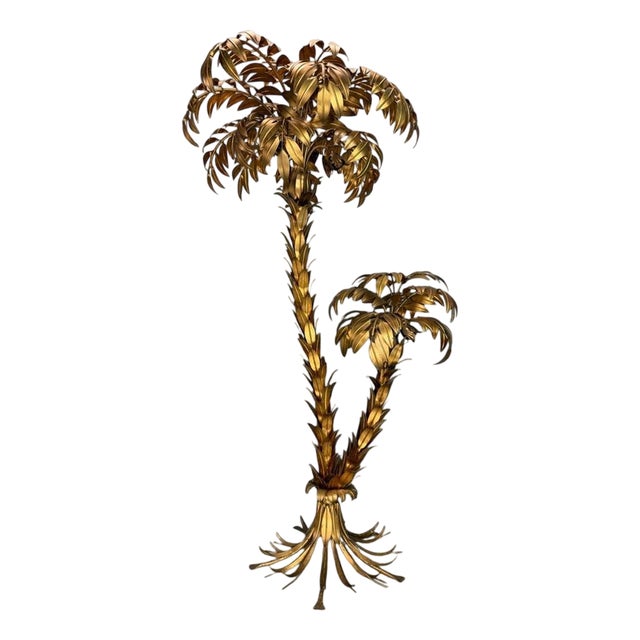 Hans Kögl Two Trunk Palm Tree Floor Lamp 1970s Germany For Sale