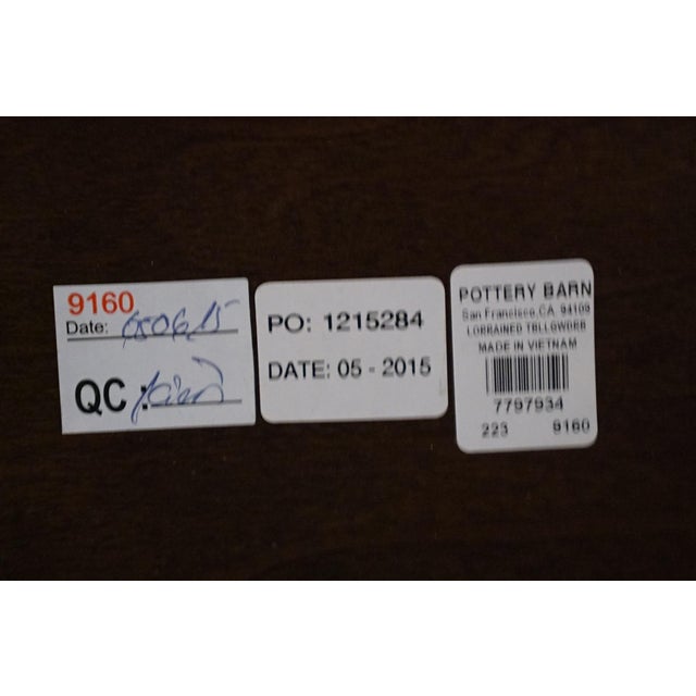 Pottery Barn Lorraine Collection Poplar & Rubberwood Rustic Farmhouse 120" Dining Table For Sale - Image 12 of 12