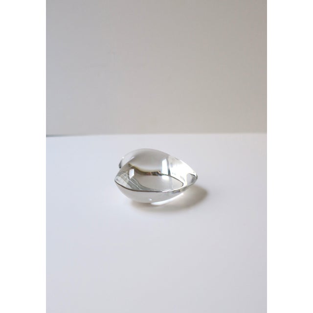 Baccarat French Crystal Heart Paperweight Decorative Object For Sale - Image 9 of 13