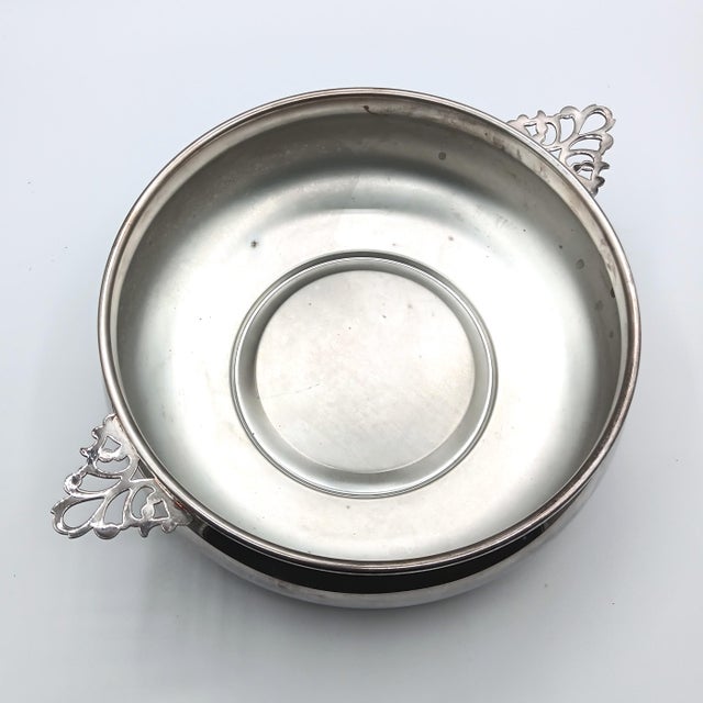 Vintage Sheffield Silverplate Covered Serving Dish For Sale - Image 6 of 10