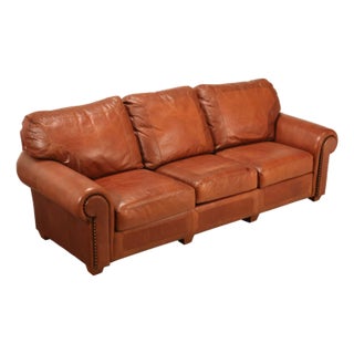 Stickley 'Santa Fe' Leather Sofa For Sale