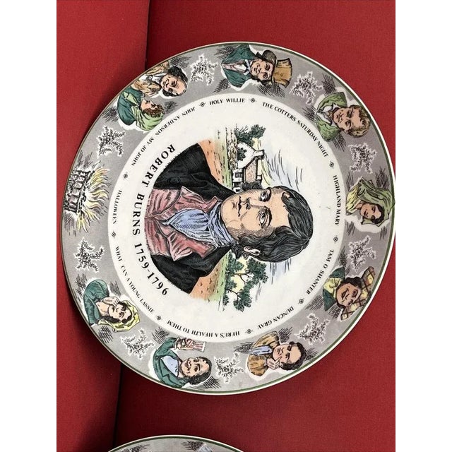Charles Dickens, Shakespeare & Robert Burns Plates from Royal Doulton, Set of 3 For Sale - Image 4 of 8