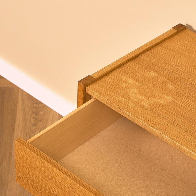 Swedish Side Table in Oak, 1950 For Sale - Image 4 of 7