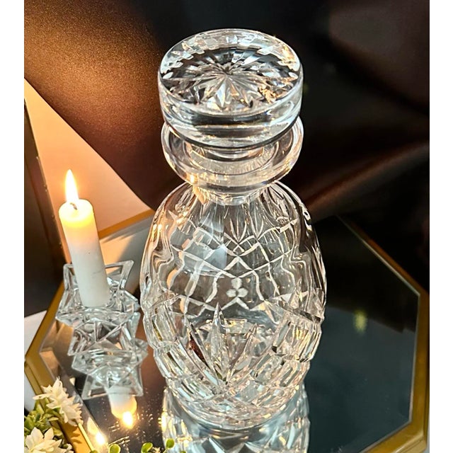 Waterford Crystal Decanter and Stopper Vintage Drogheda Pattern For Sale In Phoenix - Image 6 of 8