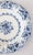Farmhouse Antique Dutch Delft Faience Makkum Scalloped Lobed Floral Wall Charger Plate, Circa 1920 For Sale - Image 3 of 8