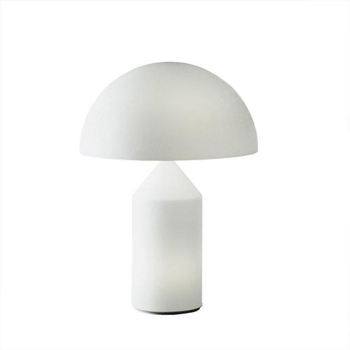 Atollo Glass Table Lamps by Vico Magistretti for Oluce, Set of 2 For Sale - Image 3 of 8