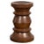 19th Century Rustic Indonesian Solid Wood Turned Stool with Brown Patina For Sale - Image 12 of 12
