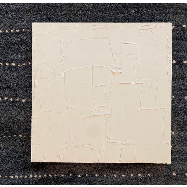 Abstract Sarah Trundle, Contemporary Abstract Mixed Media Painting, "Whiteout" For Sale - Image 3 of 4