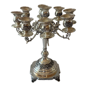 Vintage Silver Plate Multi-Branch Candelabra