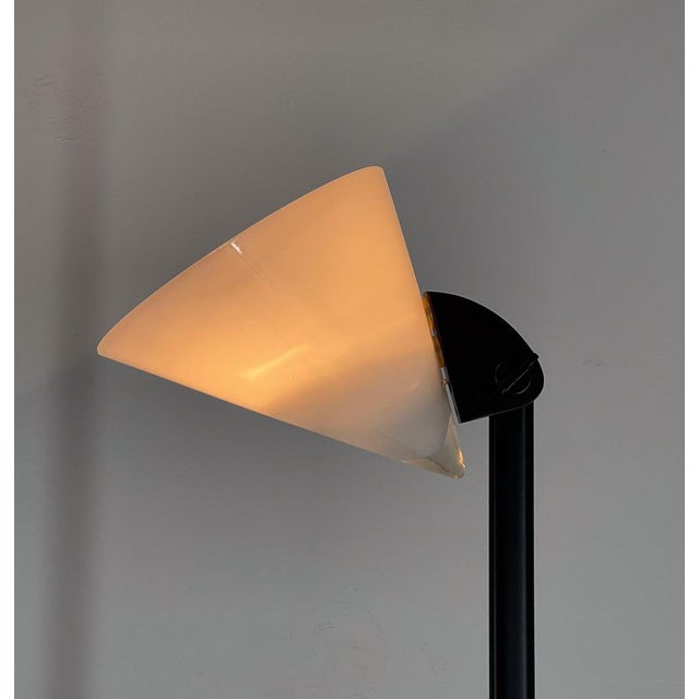 1970s Italian Murano Glass and Metal Floor Lamp, 1970s For Sale - Image 5 of 14