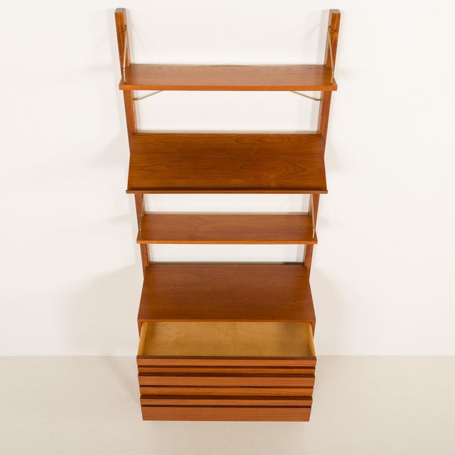 Freestanding Wall Unit in Teak by Poul Cadovius for Cado, 1960s For Sale - Image 6 of 18