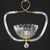 Transparent 1950s Amazing Art Decò Murano Glass Pendant Chandelier by Ercole Barovier For Sale - Image 8 of 13