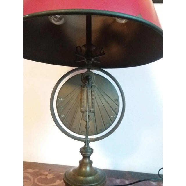 Metal Brass Table Lamp, 1960s For Sale - Image 7 of 10