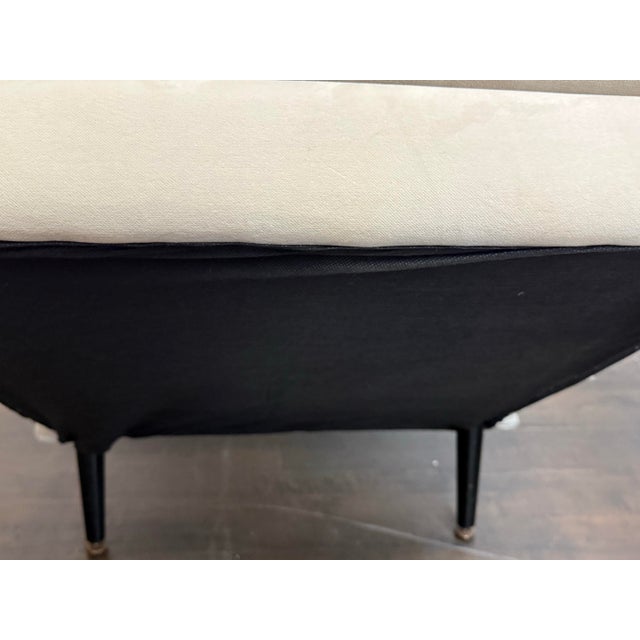 Circa 1960's French Lounge Arm Chairs, Pair For Sale - Image 12 of 12