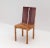 Set of 4 two stripe chairs by Derya Arpac. Dimensions: W 38 x D 45 x H 85 cm. Materials: oak & stained Dougles Fir. Also...