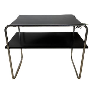 Bauhaus Two-Tier Coffee Table by Marcel Breuer for Thonet For Sale
