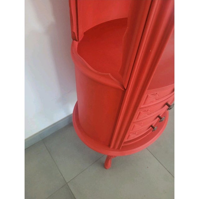 Wood Louis XV Style Lacquered Entrance Table For Sale - Image 7 of 9