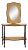 Italian Black & Gold Console Table With Matching Mirror, 2-Piece Set For Sale