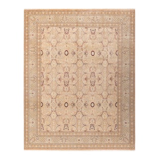 Mogul, One-of-a-Kind Hand-Knotted Area Rug - Beige, 8' 2" x 10' 1" For Sale