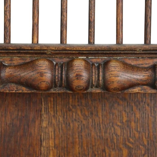 Traditional Antique Oak Display Rack C1910 For Sale - Image 3 of 7