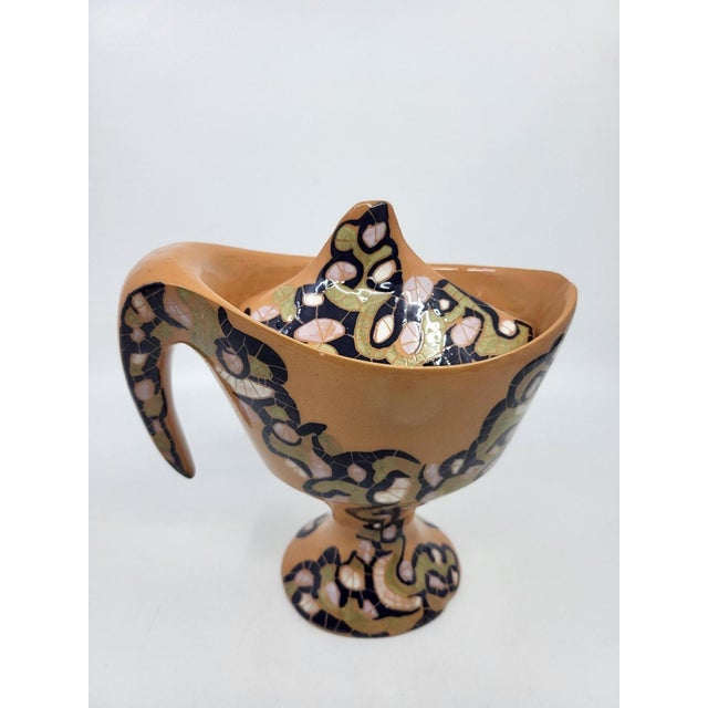 Vintage Covered Bowl in Ceramic by Gabrielle Mackiewicz, France, 1960 For Sale - Image 14 of 14