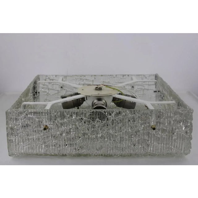 Glass Ceiling Lamp by J. T. Kalmar for Kalmar, 1950s For Sale - Image 7 of 10