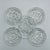 1960’s “Prescut” Pressed Glass Coaster Set- Four Drinks & One Wine Bottle - Set of 5 For Sale - Image 9 of 9