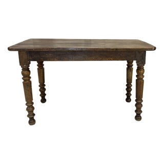 Vintage Bistro Table in Walnut, 1920s For Sale