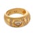 Contemporary Chopard Vintage Diamond 18k Yellow Gold Love Ring, Size 6.5 For Sale - Image 3 of 5