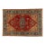 Antique Persian Serapi Heriz Red Medallion Rug For Sale