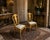 These beautifully crafted Italian hand-painted chairs have been recently reupholstered. The rich patina developed over the...