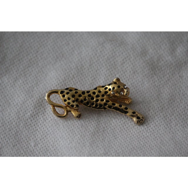 Vintage Jaguar Brooch Pin, 1980s For Sale - Image 6 of 12