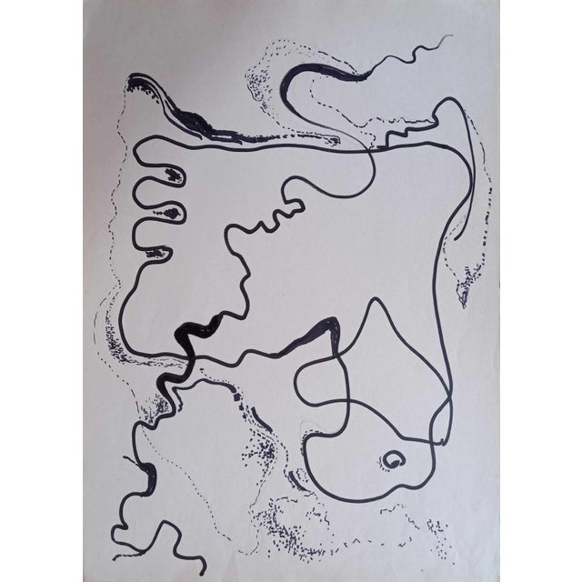 Ferdinando Meccani (1937 - 2018), work on paper, 1969. In the late 1960s, Ferdinando created several works of art using...
